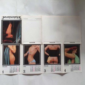 Vintage Kalendarz Calendar...