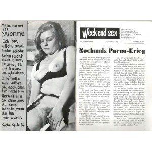 WEEK-END SEX Nr 39 ok 1970