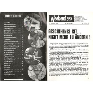 WEEK-END SEX Nr 32 - 1974