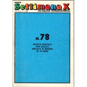 SETTIMANA X Nr 78 ok 1980